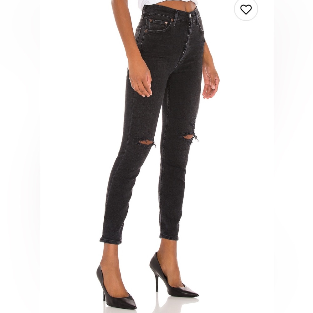 Agile black jeans- Nico High Rise Slim in Cassette